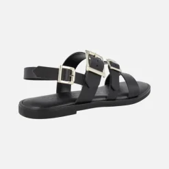 Sandalias planas de piel con hebillas Zorion