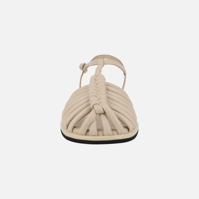 Sandalias planas de tiras estilo cangrejeras