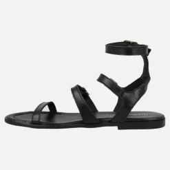 Sandalias romanas de piel con cuatro tiras Creta