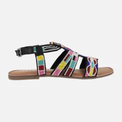 Sandalias étnicas multicolor Raccuja