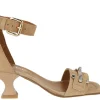 Sandalias Versalles en ante beige para mujer