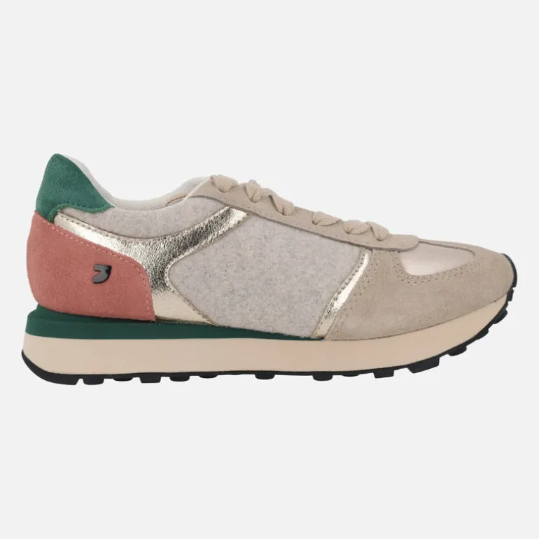 Sneakers combinados multi material estilo retro Rye