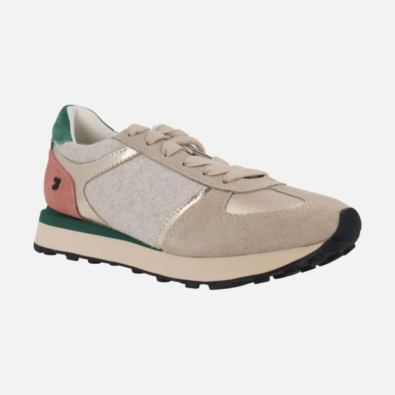 Sneakers combinados multi material estilo retro Rye