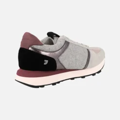 Sneakers combinados multi material estilo retro Rye