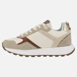 Sneakers Gioseppo Copake en beige con detalles en borreguillo