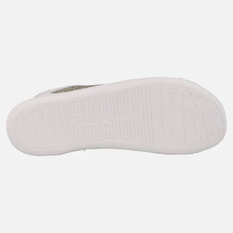 Zapatillas BAREFOOT en glitter oro y print leopardo Leelanau