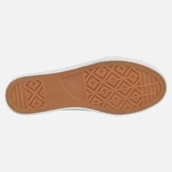 Zapatillas blancas de lona Bigger X con suela gruesa