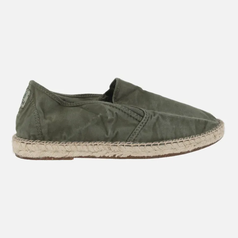 ZAPATILLAS DE ALGODÓN PARA HOMBRE CON PISO DE YUTE OLD CAPRI