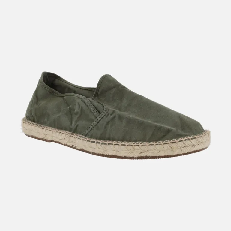 ZAPATILLAS DE ALGODÓN PARA HOMBRE CON PISO DE YUTE OLD CAPRI