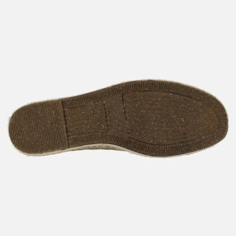 ZAPATILLAS DE ALGODÓN PARA HOMBRE CON PISO DE YUTE OLD CAPRI