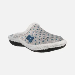 Zapatillas de casa con motivos de lunares y osito