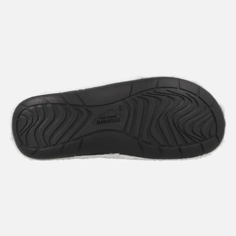Zapatillas de casa con motivos de lunares y osito