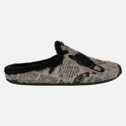 Zapatillas de casa descalzas para hombre con dibujo de Bulldog