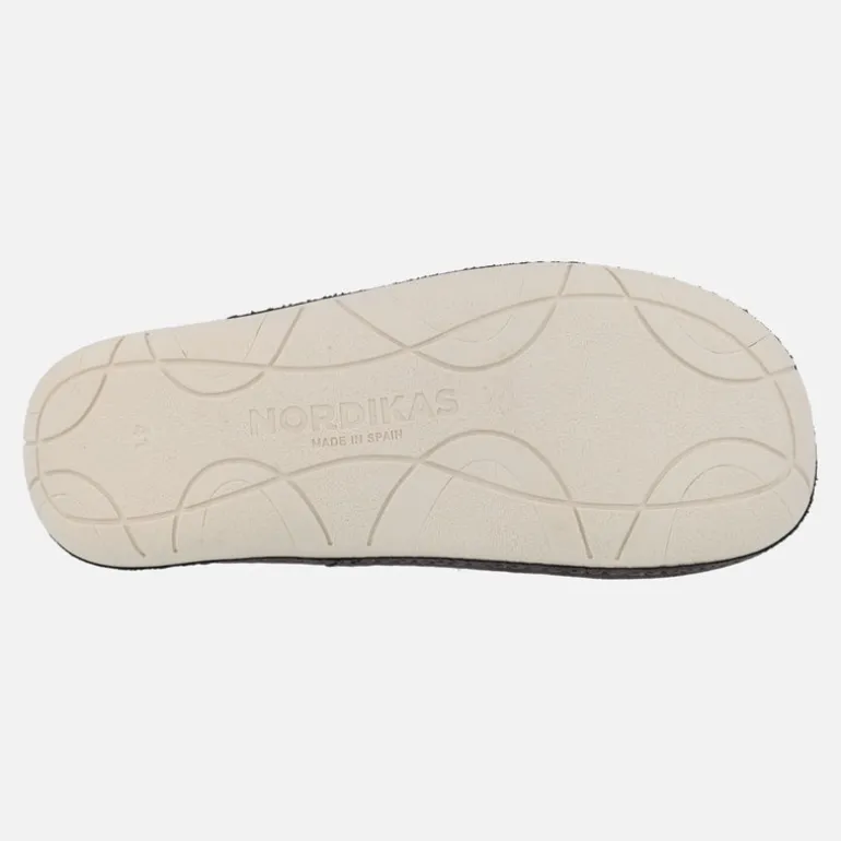 Zapatillas de casa descalzas para hombre en tejido rizo