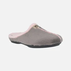 Zapatillas de casa descalzas en bicolor gris y rosa