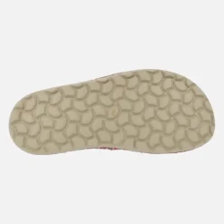 Zapatillas de casa descalzas en piel serraje con forro borreguillo