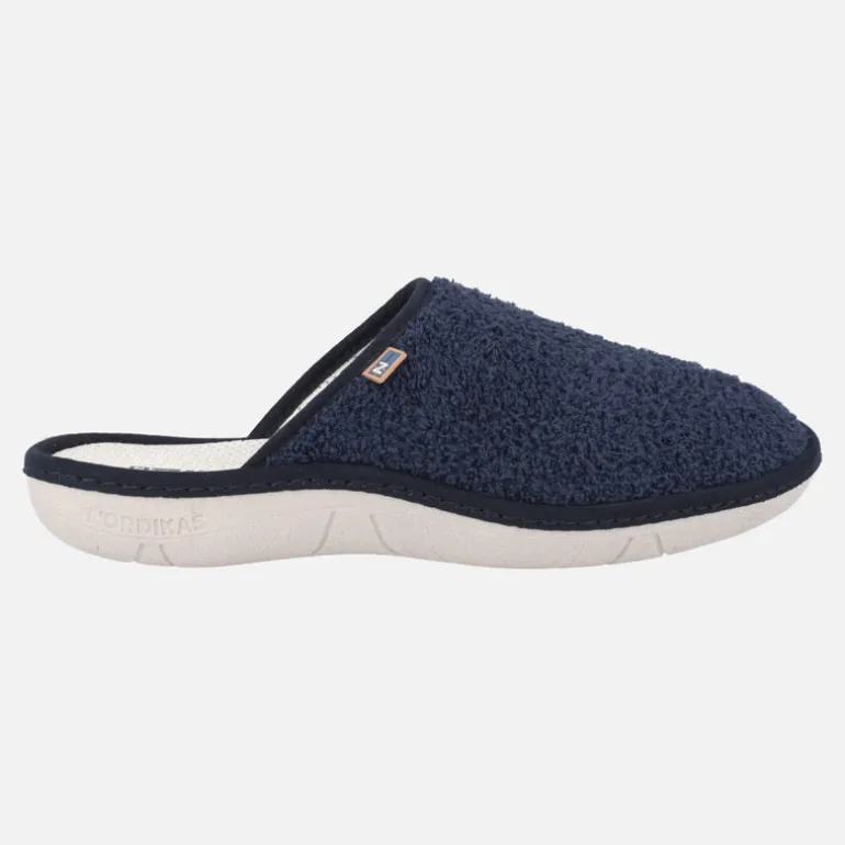 Zapatillas de casa descalzas para hombre en tejido rizo