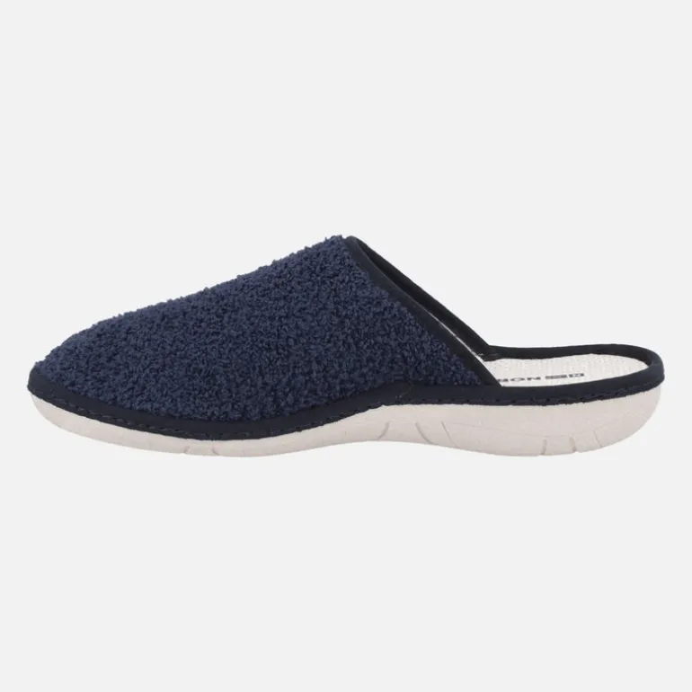 Zapatillas de casa descalzas para hombre en tejido rizo