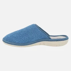 Zapatillas de casa descalzas para mujer en tejido rizo