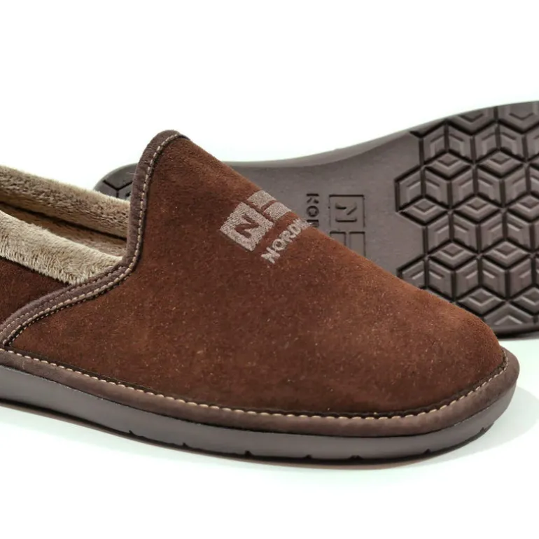 Zapatillas de casa en serraje para hombre