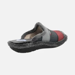 Zapatillas de casa para hombre descalzas en combinado tricolor
