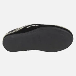 Zapatillas de casa para hombre cerradas en lana Himalaya negro