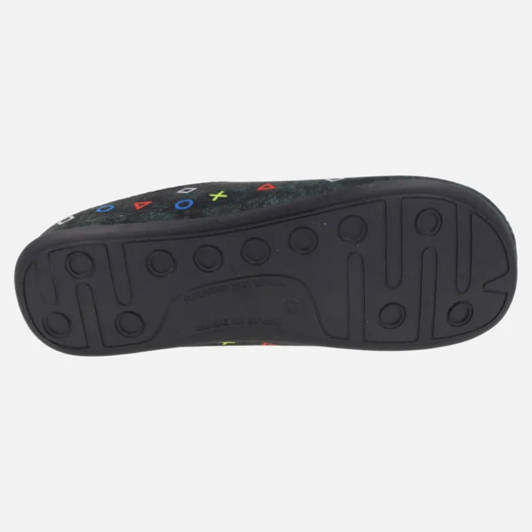 Zapatillas de casa para hombre Game Over