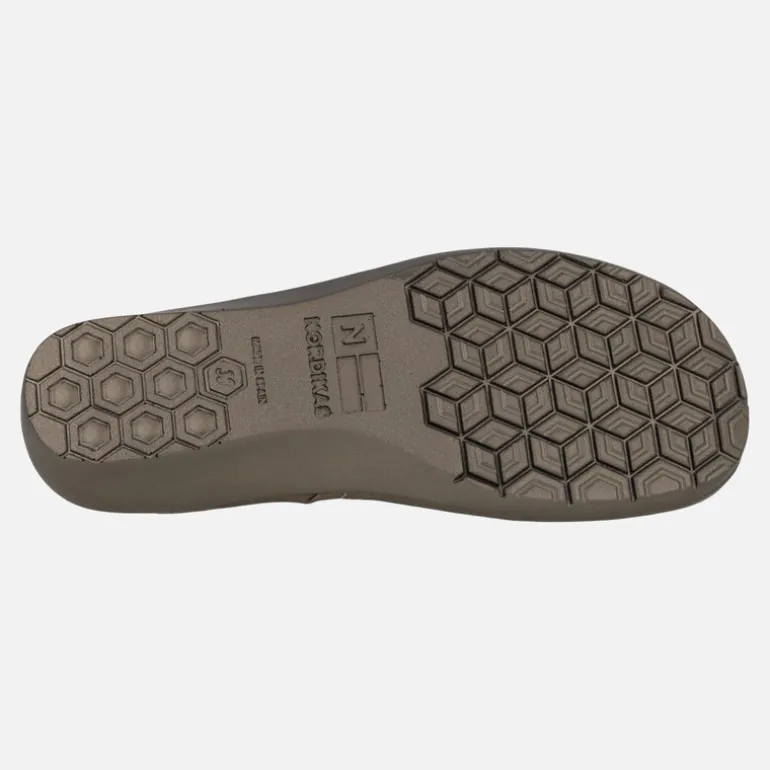 Zapatillas de casa para mujer en serraje azul Top Line