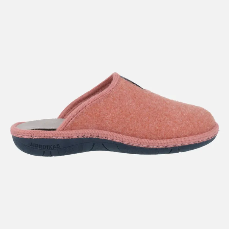 Zapatillas de casa para mujer en tejido fieltro Tirol