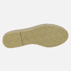 Zapatillas de esparto en rafia beige con cordones