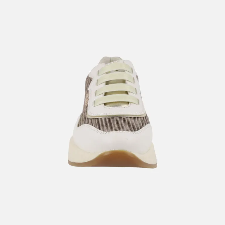 Zapatillas deportivas Belorado en combinado blanco y platino