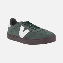 Zapatillas deportivas Berlín ciclista en piel serraje para hombre