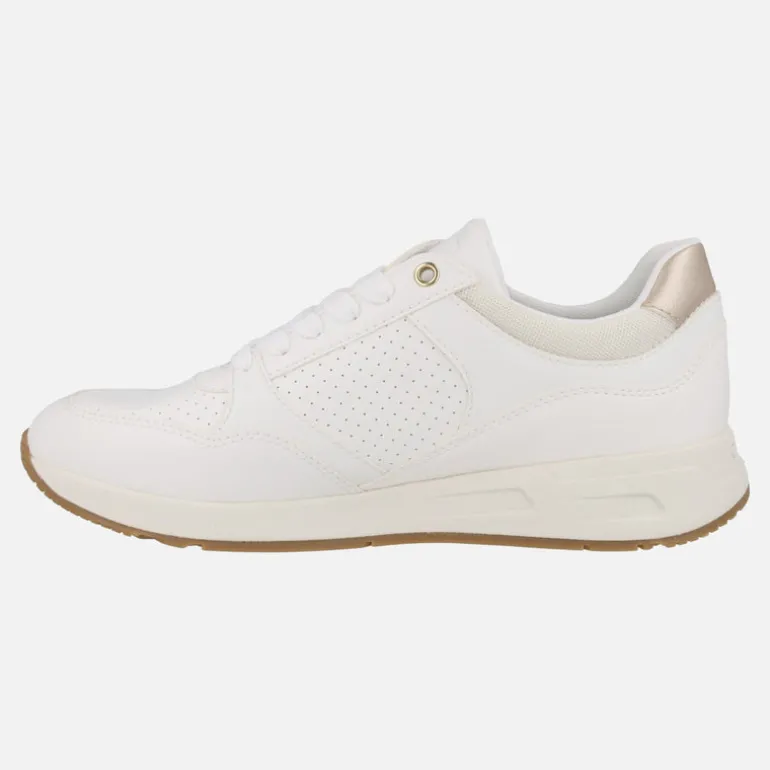 Zapatillas deportivas blancas con cordones y cremallera Bulmya
