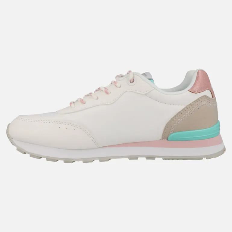 Zapatillas deportivas blancas Joggo Classic con detalles de color