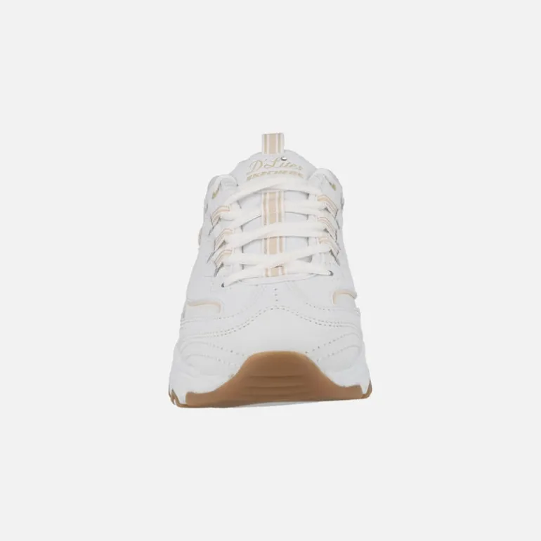 Zapatillas deportivas blancas con piso volúmen D'lites Good Neutral