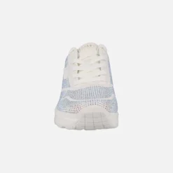 Zapatillas deportivas blancas con strass Uno Disco Rave
