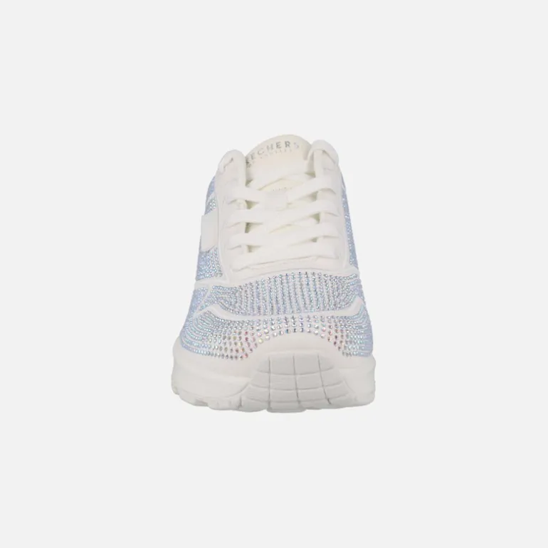 Zapatillas deportivas blancas con strass Uno Disco Rave