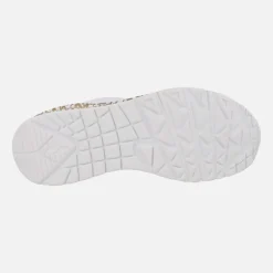 Zapatillas deportivas blancas con corazones dorados Uno Loving Love x JGoldcrown