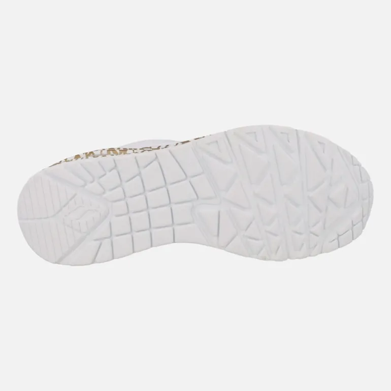 Zapatillas deportivas blancas con corazones dorados Uno Loving Love x JGoldcrown