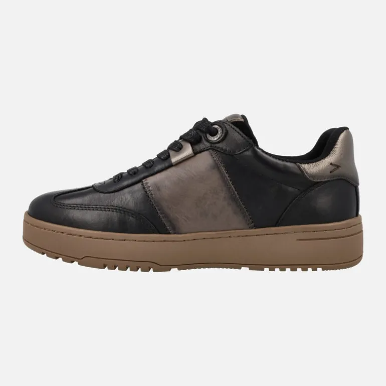 Zapatillas deportivas Carmela en combinado negro y bronce