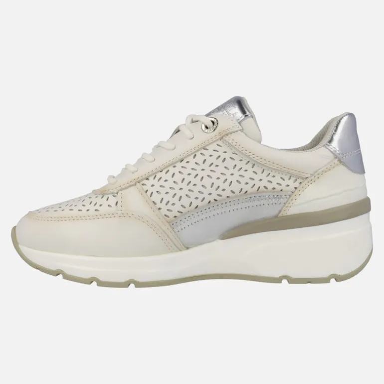 Zapatillas deportivas Carmela de piel con dibujo troquelado