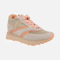 Zapatillas deportivas con cuña interior Larrabee beige