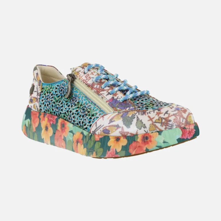 Zapatillas deportivas con plataforma de flores Nikito 57