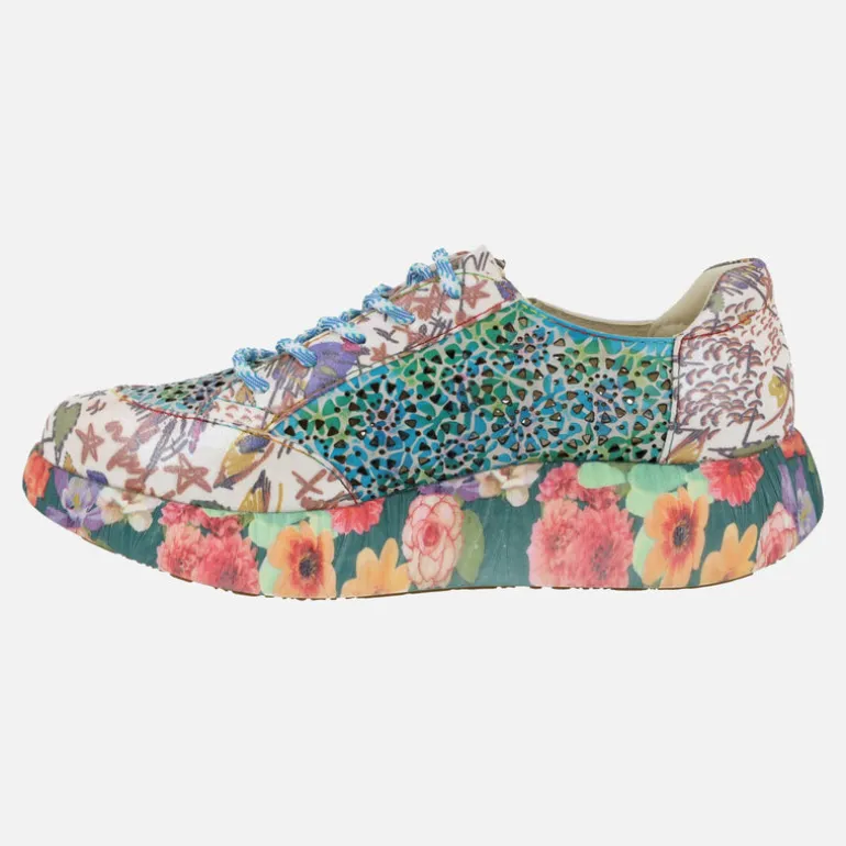 Zapatillas deportivas con plataforma de flores Nikito 57