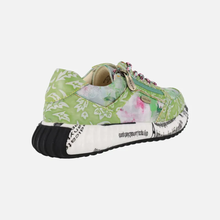 Zapatillas deportivas con cremallera lateral Burton 1123 Anis