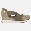 Zapatillas deportivas Darlington en piel y rejilla con tiras cruzadas al empeine