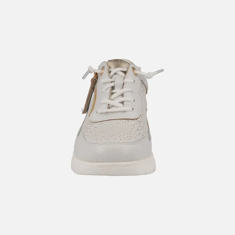 Zapatillas deportivas de piel con cordones y cremallera Carmela