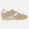 Zapatillas deportivas en ante y metalizados Indiana