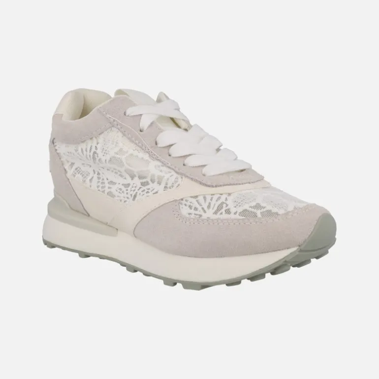 Zapatillas deportivas en encaje blanco con cuña interior Milladore
