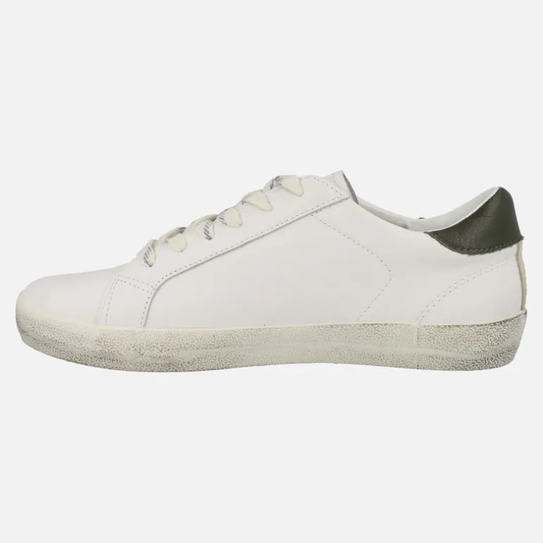 Zapatillas deportivas en piel blanca para hombre Enne